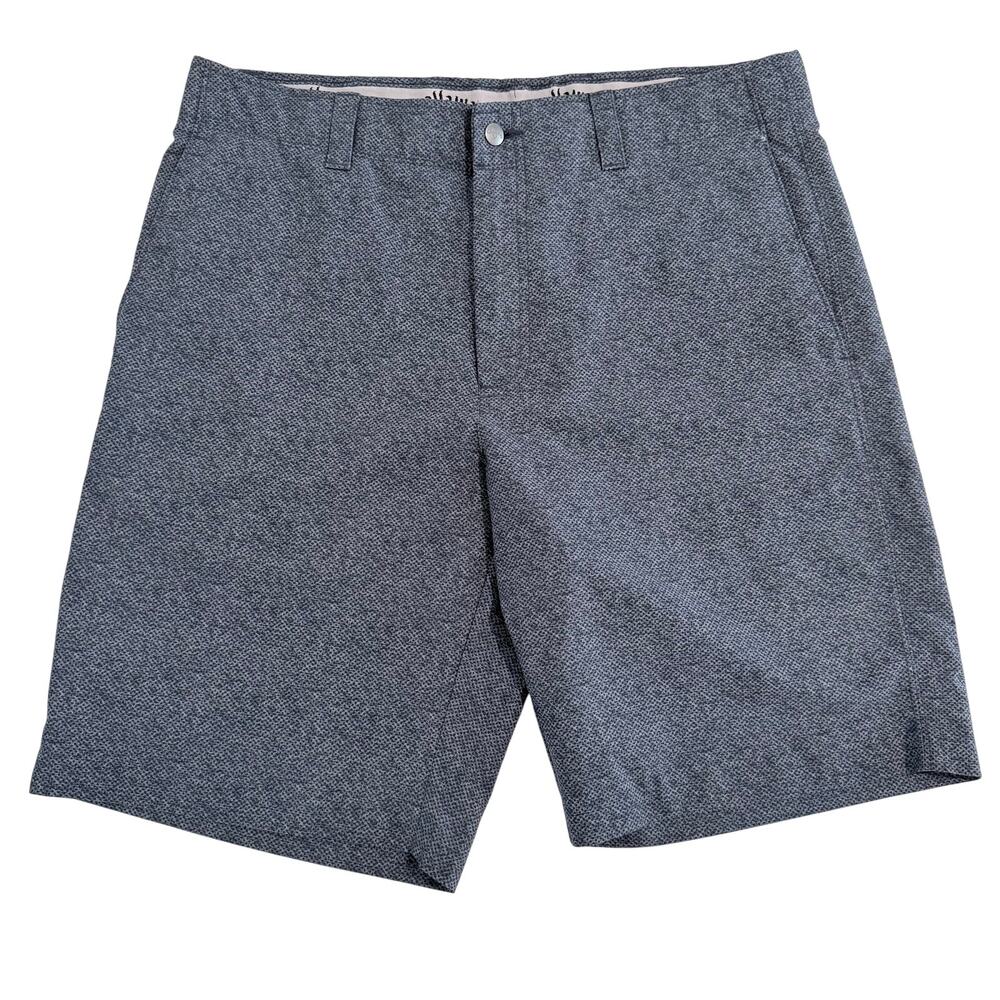 Callaway Mens Golf Shorts Size 34 Blue/Gray Performance 9.5” Inseam